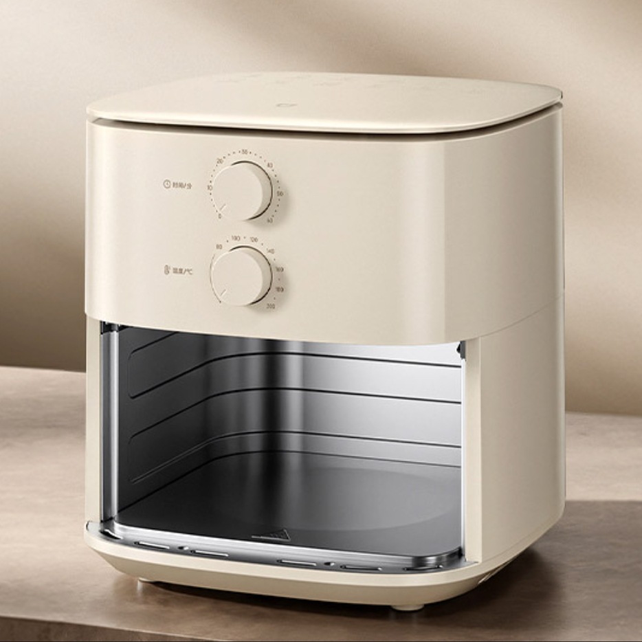 Xiaomi Mijia Air Fryer N1 Household Multifunctional Visualization Turn-free Large Capacity 5L Metal Inner Cavity Non-stick Pan