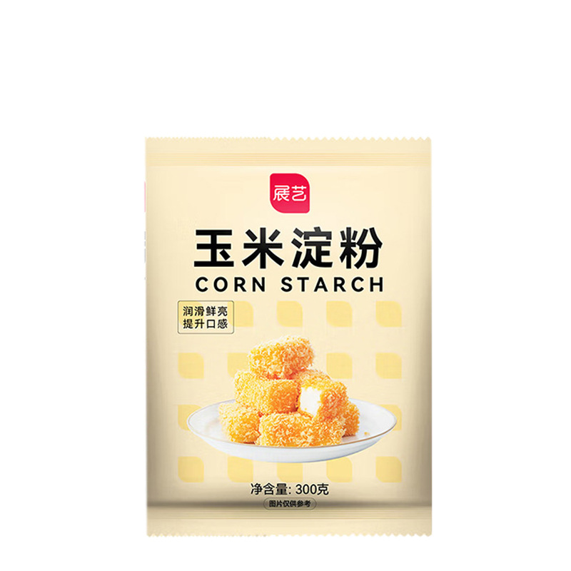 Zhanyi Corn Starch 300g Edible Starch Cornstarch Household Small Crispy Meat Cake Baking Materials
