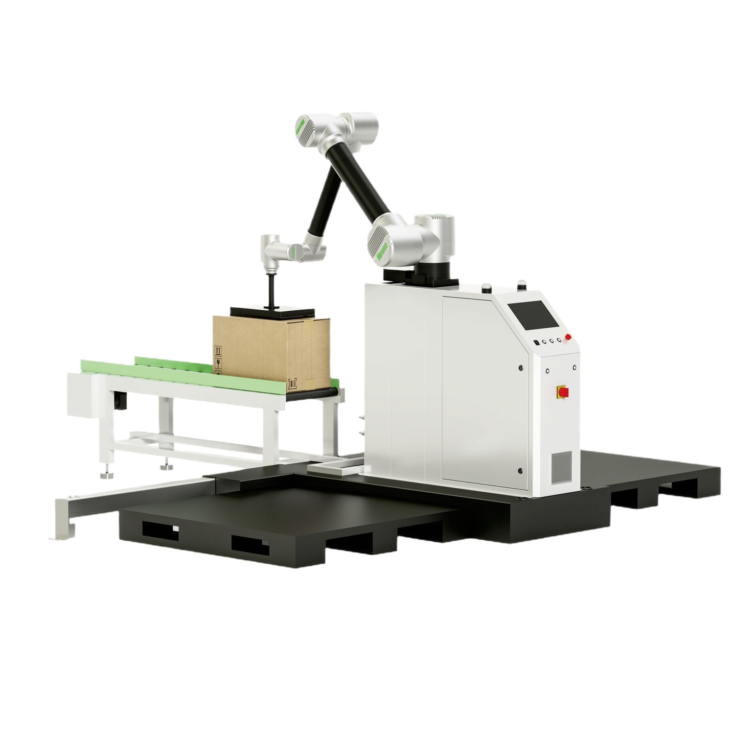 Fully Automatic Palletizing Robot Mechanical Arm Can Lift Cartons and Handle Pallets and Palletize Collaborative Robots