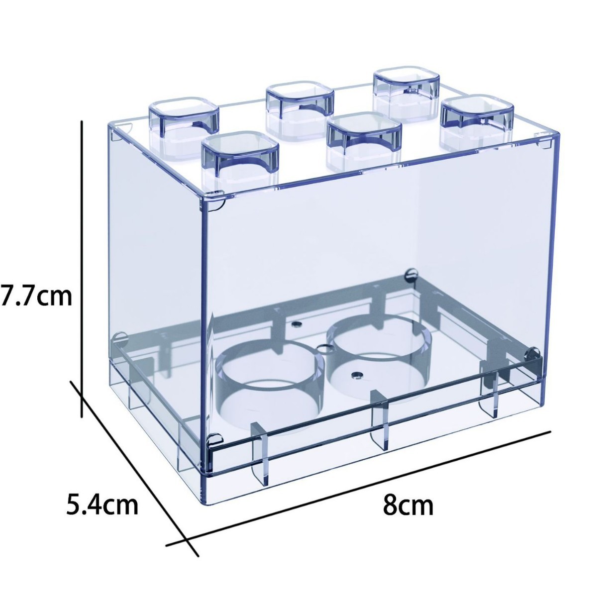 Mate Blind Box Trendy Play Bag Shoes Acrylic Building Block Display Box LaBubu Hand Manikin Transparent Car Model