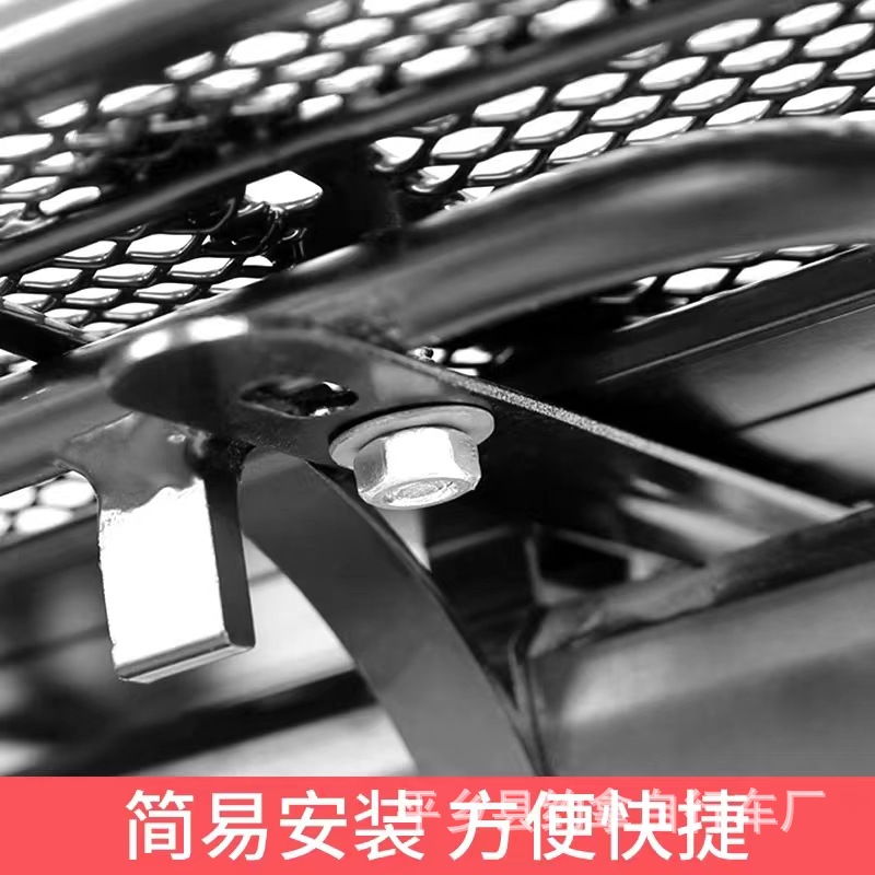 Bicycle factory direct supply processing mountain bike rear basket blue small cloth basket