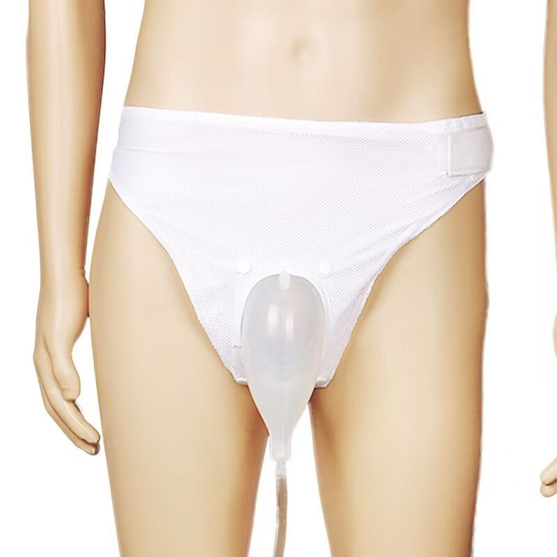 Silicone Urethral Set Urine Bag Bed Leak Prevention Incontinence Adult Urine Catheter Male Elderly Women Breathable