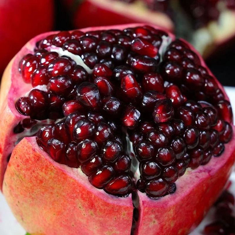 [Rare] Tunisian Soft Seed Pomegranate Fresh Fruit Sichuan Hui Li Seedless Crystal Sweet Pomegranate 5kg Wholesale