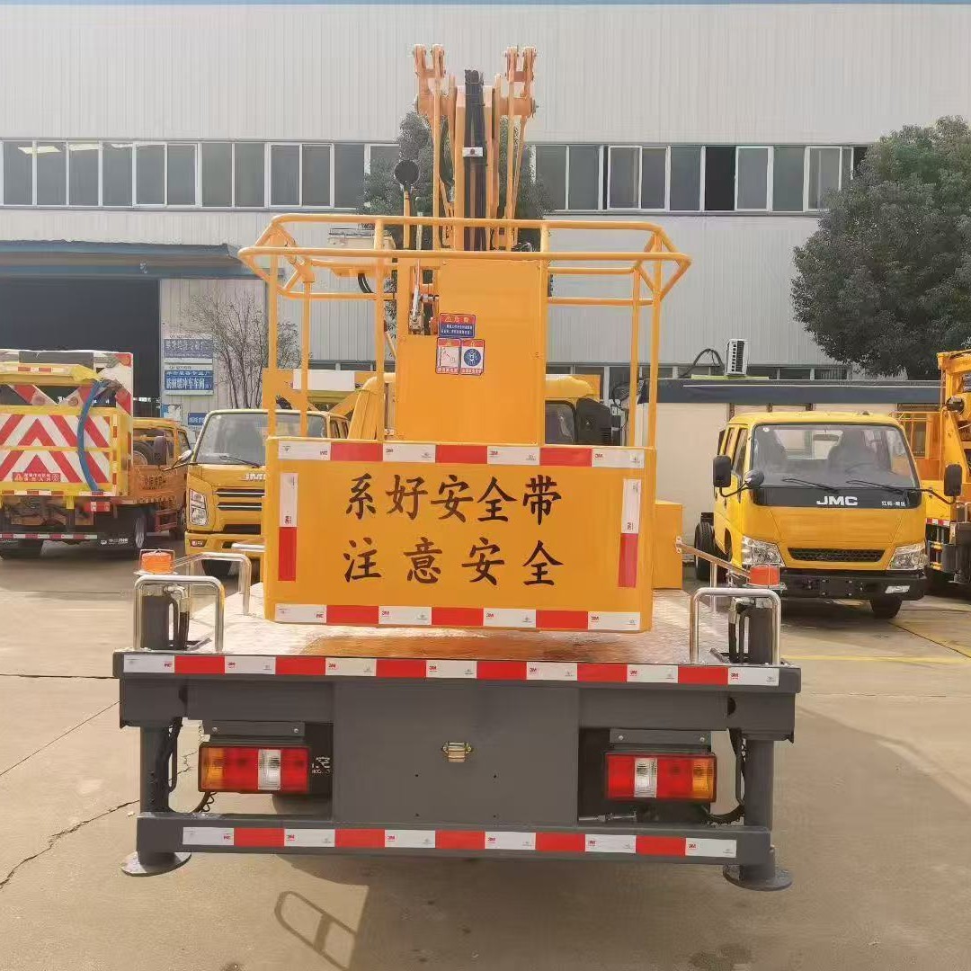 Jmc Shunda 13-Meter Telescopic Aerial Work Platform, Aerial Work Vehicle, Factory Direct Sales, Global Direct Supply of Various Models