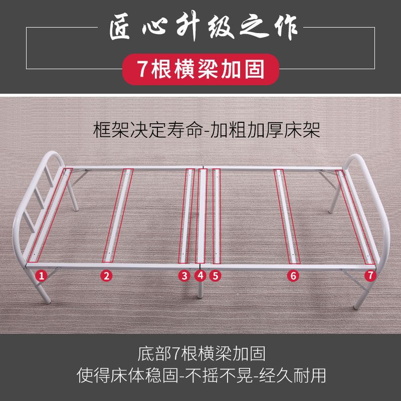 Lunch Break Foldableing Bed Single Bed Home Double Bed Office Lunch Break Bed Simple Bed Companion Bed Portable Hard Bed
