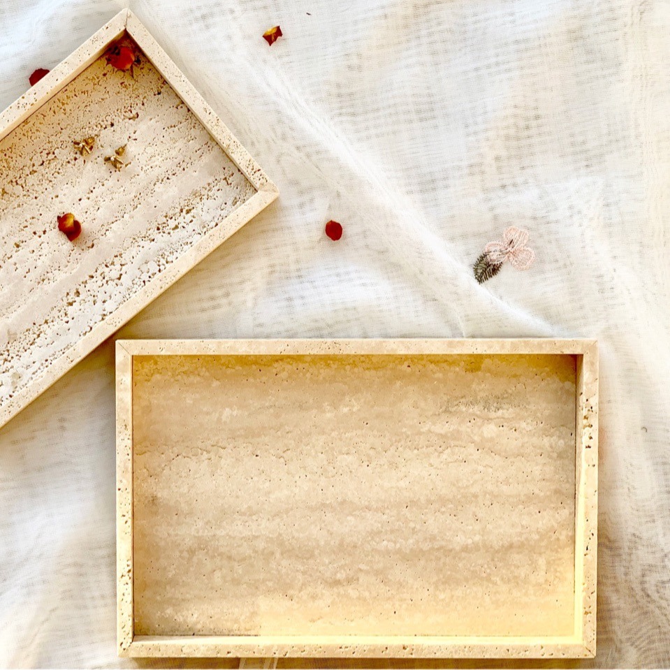 Европейский стиль домашняя мраморная поднос коробка для хранения поднос ароматерапия свеча основание для чашки