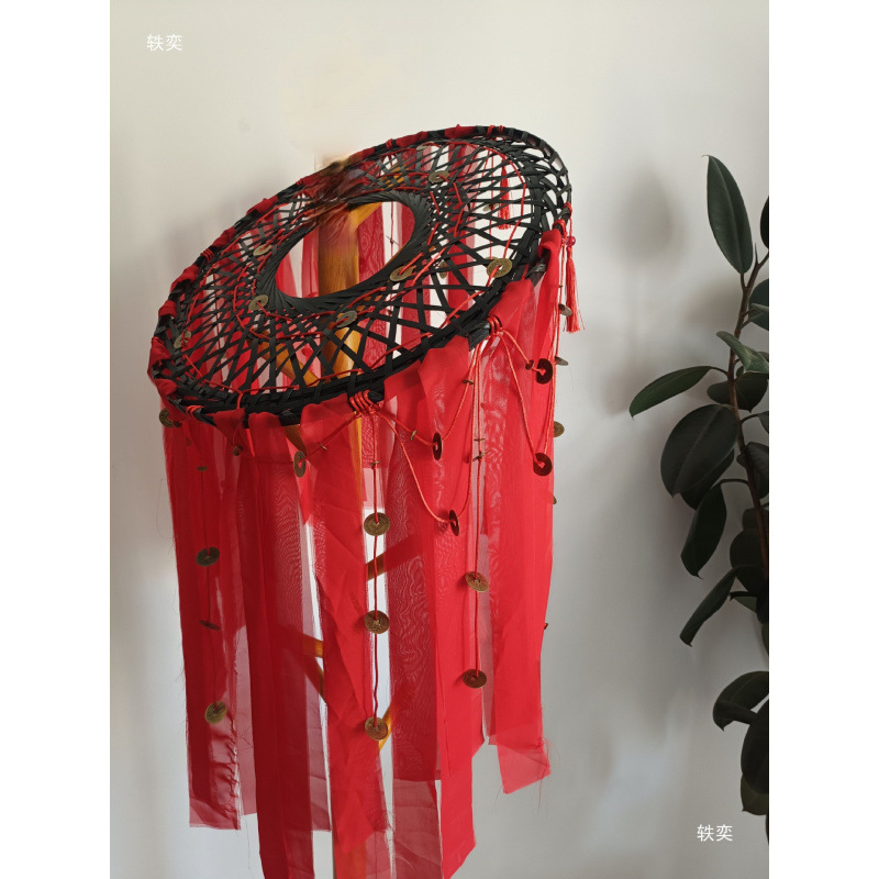 Strange and Mysterious Taoist Li Huowang Cos Money Bamboo Hat Cheap Ancient Style Film Shooting Bamboo Woven Ancient Costume Hat Huo Zige