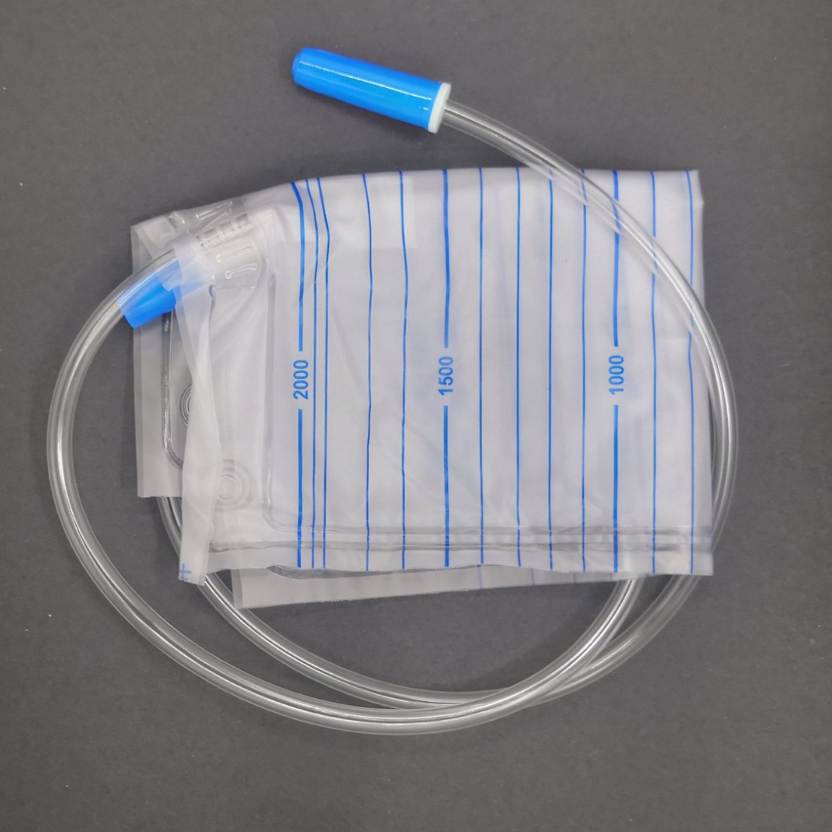Disposable Use Adult 2000ml Urine Bag (Push-Pull Valve)