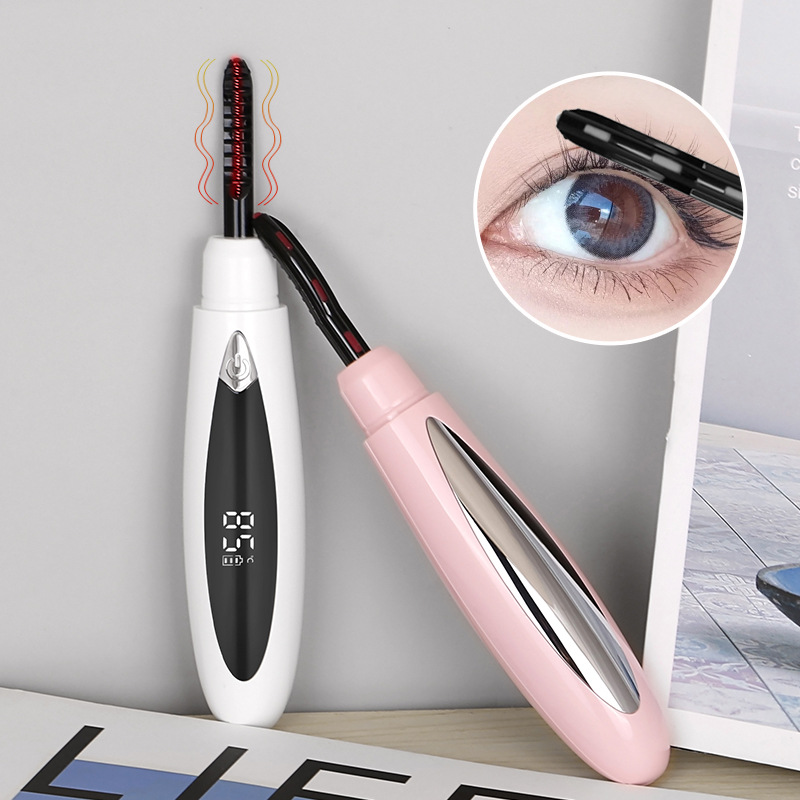 New electric eyelash curling device electric heating curling clip eyelash curling clip USB charging electric eyelash curling device in stock