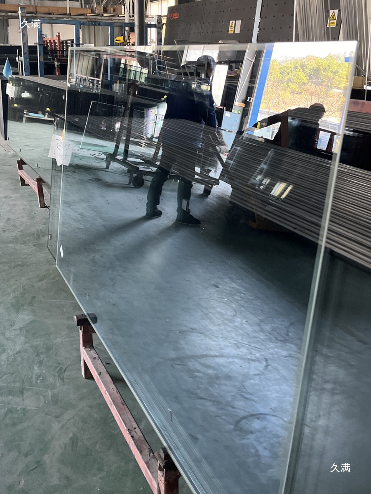 Glass Double Glazing Frosted Hollow Low-E Hollow Multi-Layer Window Building Wall Glass