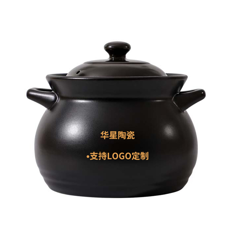 Ceramic pot casserole for soup 6-10 people's high temperature resistant gas stove electric ceramic stove general commercial casserole stew pot