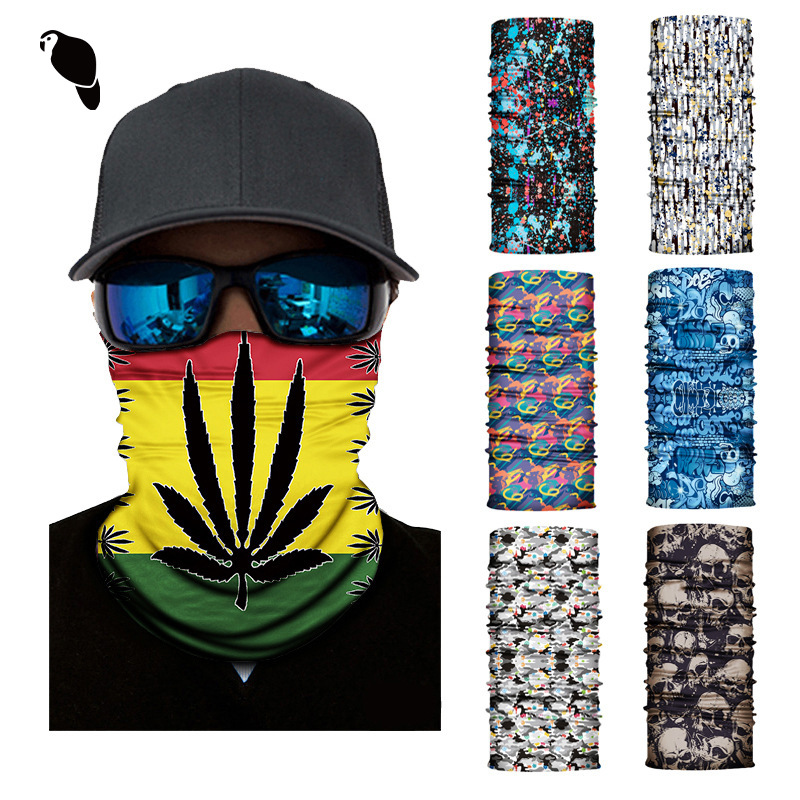 New Outdoor Magic Headscarf Cross-Border Sports Sweat-Absorbent Headscarf Seamless Versatile Cycling Mask Sun Protection Scarf