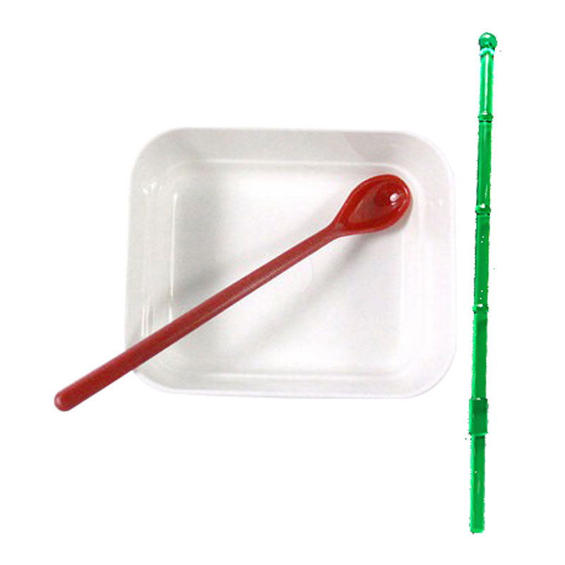 Wholesale long handle coffee spoon stirring rod disposable plastic Mier small spoon cocktail long handle stirring spoon commercial