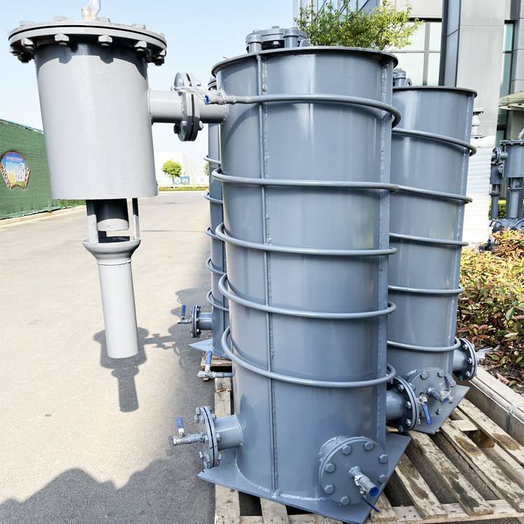 Электрически нагреваемый газоотводчик, Высота водяного уплотнения 400, Корпус из углеродной стали с защитой от избыточного давления