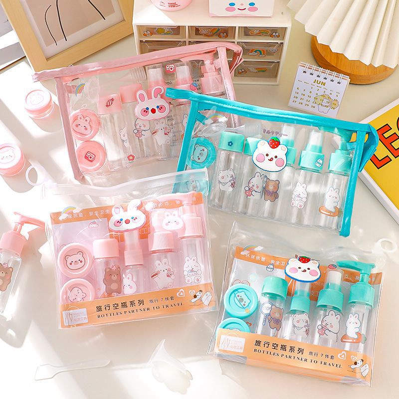 Набор бутылок для косметики, дорожный размер, портативные бутылки для образцов, распыляемые бутылки