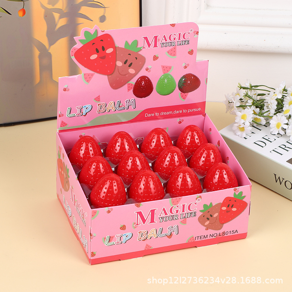 Транснациональный клубничный бальзам для губ осветляющий линии губ выцветание Цвет губ увлажняющий против трещин увлажняющий успокаивающий фруктовая губная помада