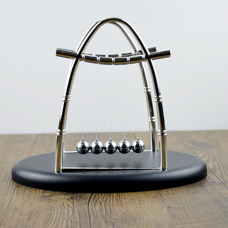 Sail-shaped swing ball Oval Newton collision ball Bumper Ball creative home decoration craft gift decoration popular