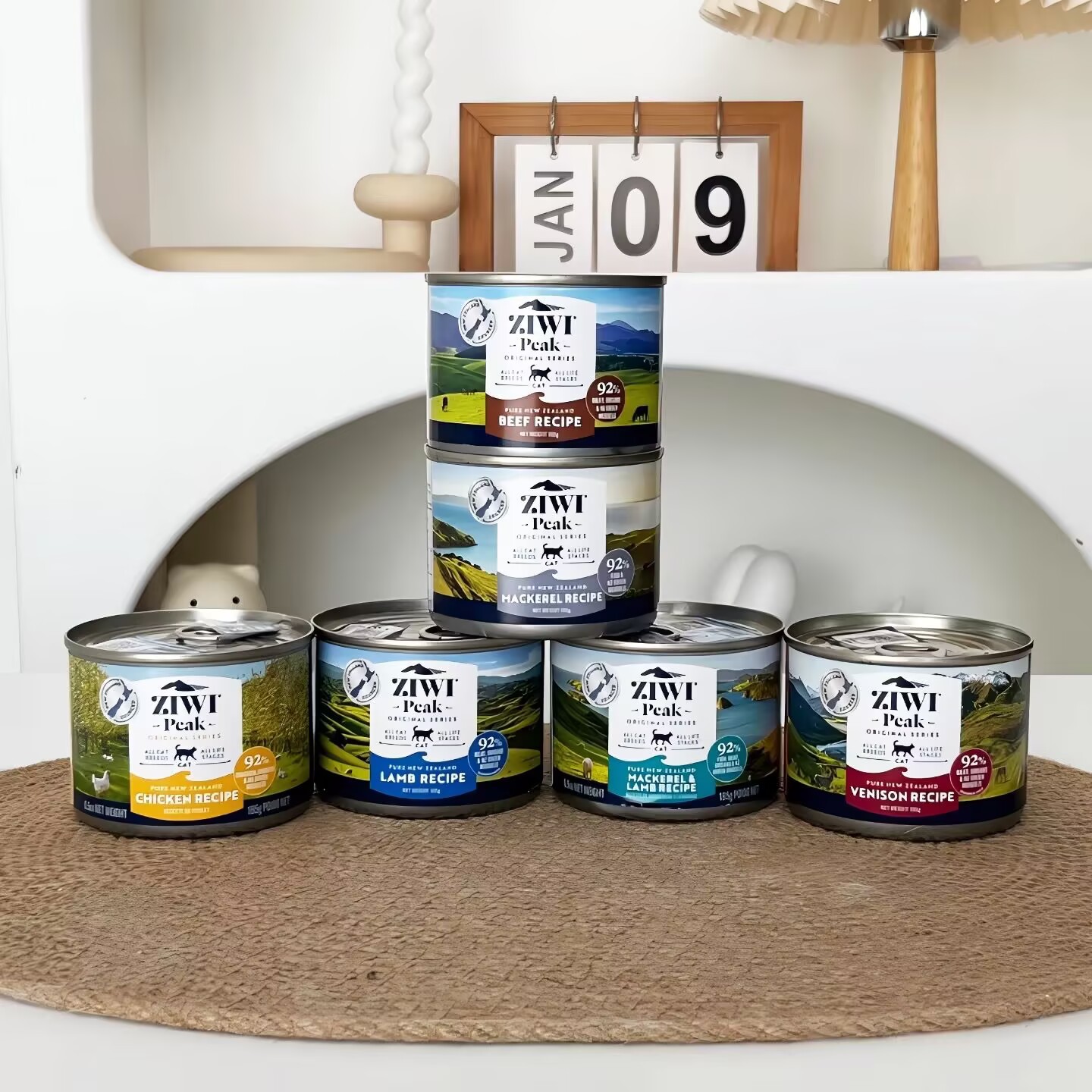 New Zealand Imported Ziwi Canned Cat Food for Adult and Young Cats, Grain-Free Staple Food Cans, Nutritional Supplement Cat Wet Food Canned Cat Food