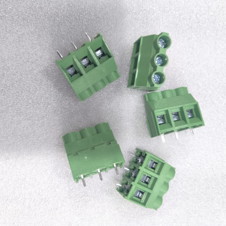 6.35 Terminal DC635V-6.35-4P Green Terminal Pin Terminal 4-bit 3-bit 2-bit 6-bit