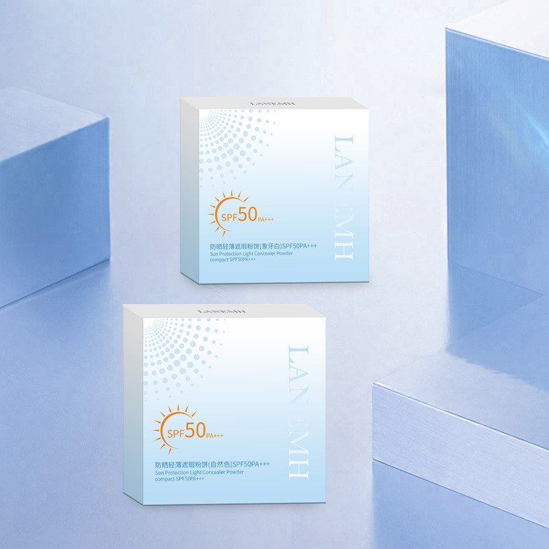 Sunscreen Lightweight Concealer Powder Setting Makeup Touch-Up Oil Control Loose Powder Setting Powder Honey Powder Spf50Pa+++ Sunscreen Powder