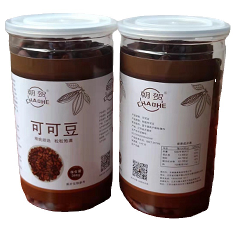 High-quality Raw Cocoa Beans, Ghana Cocoa Beans, Baked Chocolate Raw Materials, 396g/can, Free Shipping