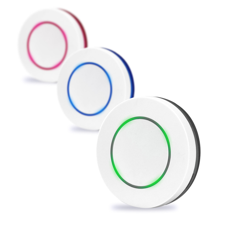 Случайный круглый ручной переключатель пульта дистанционного управления LED свет пульт доступа однокнопочный 86 панель 433m