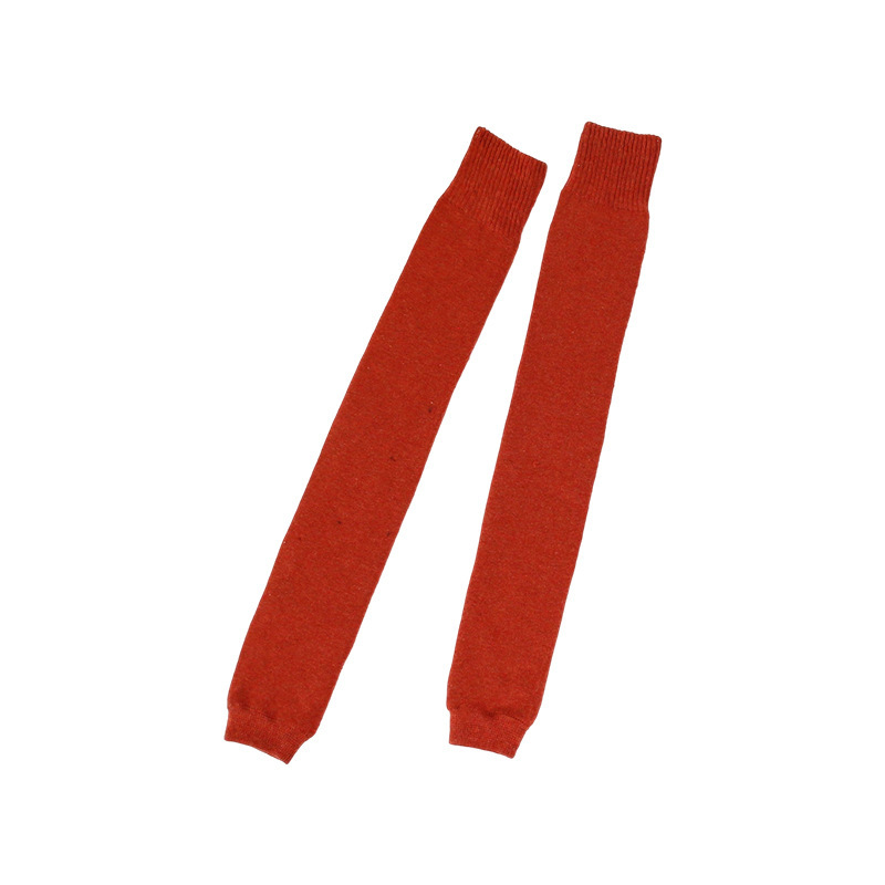 Over-the-knee socks women's fleece-lined knee pads autumn and winter long leg socks warm thigh thickened Terry high leg cover