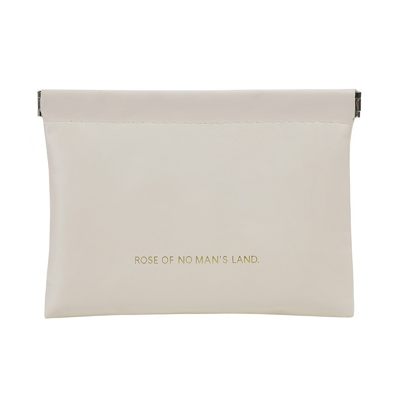 Shrapnel Cosmetics Bag, Automatic Closing Wired Headphone Cosmetics Bag, Portable Pu Coin Bag, Coin Purse, Lipstick Cosmetic Bag