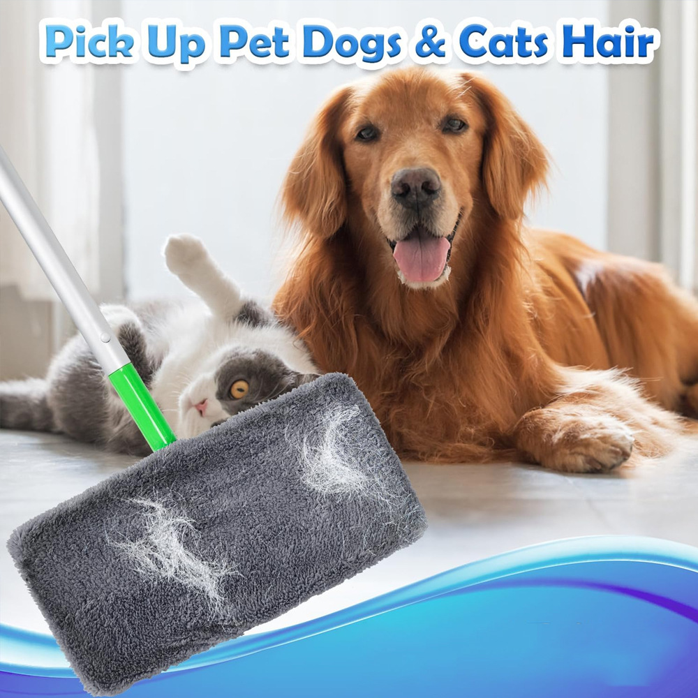 Suitable for Swiffer Sweeper Flat Mop Replacement Pad Reusable Coral Velvet Mop Cloth