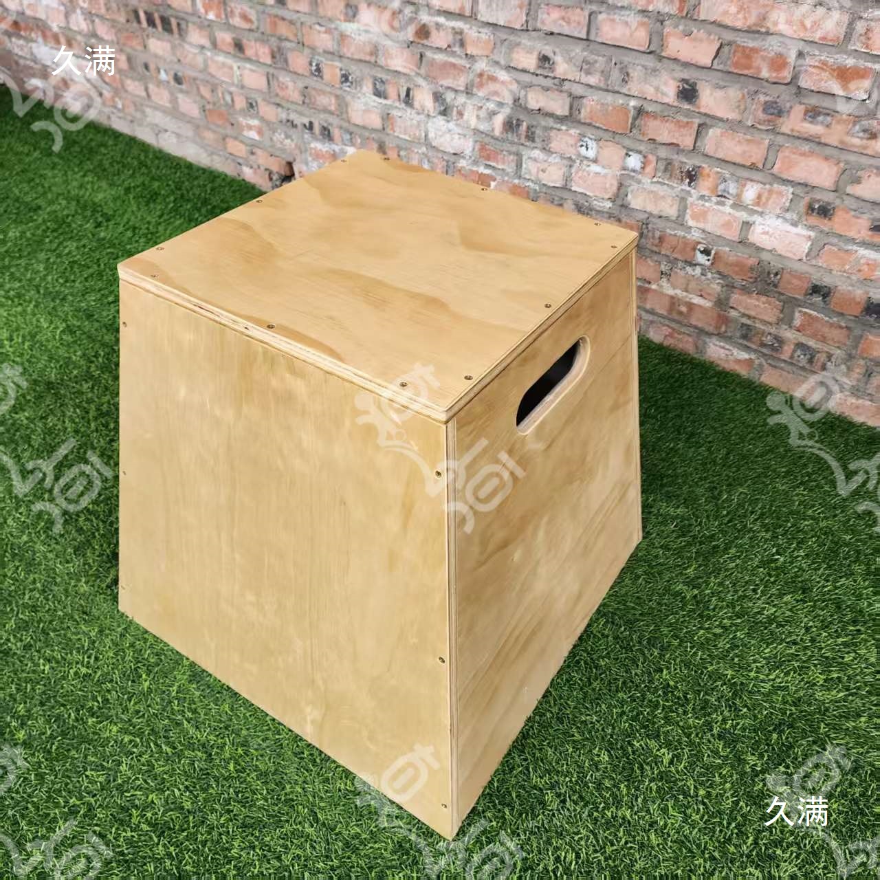 Wooden Color Jump Box, Trapezoidal Jump Box, Fitness Jump Box, Commercial and Home Track and Field Exercise, Four Heights to Choose from