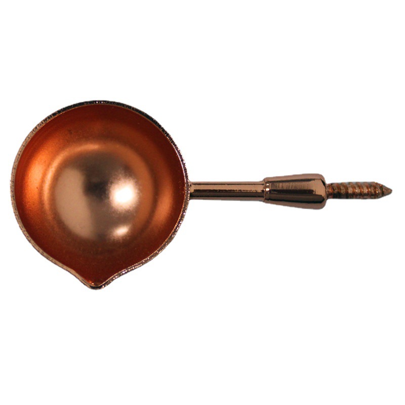 Stamping processing fire paint spoon hollow round fire paint furnace metal parts seal small furnace hardware parts