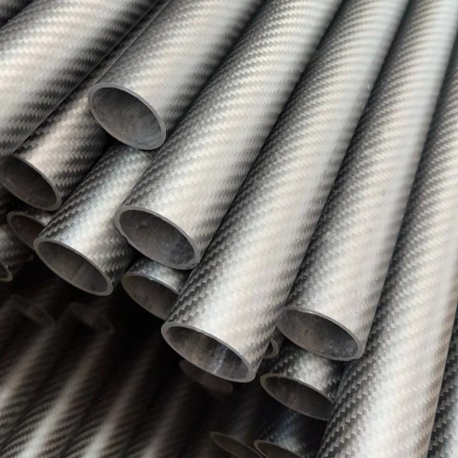 Carbon Fiber Tube Composite Carbon Fiber Hollow Tube Carbon Tube Modified for Model Aircraft Models Carbon Kite Pole Carbon Fiber Tube