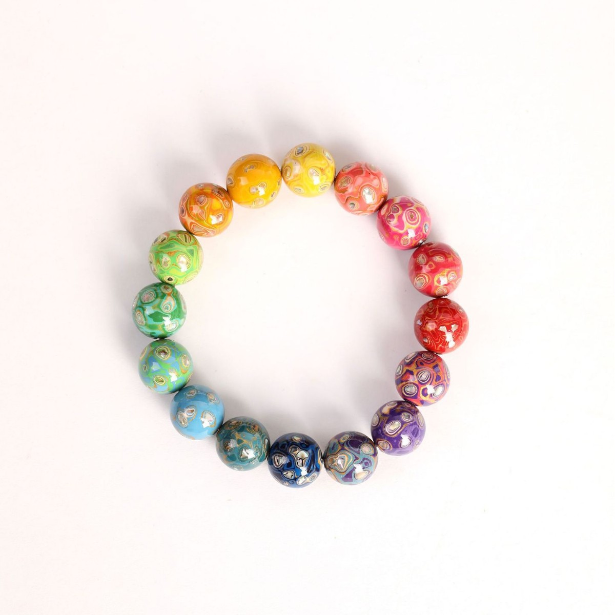 非遗工艺大漆珠大漆手串大漆佛珠手工单珠文玩散珠螺钿多宝漆器12