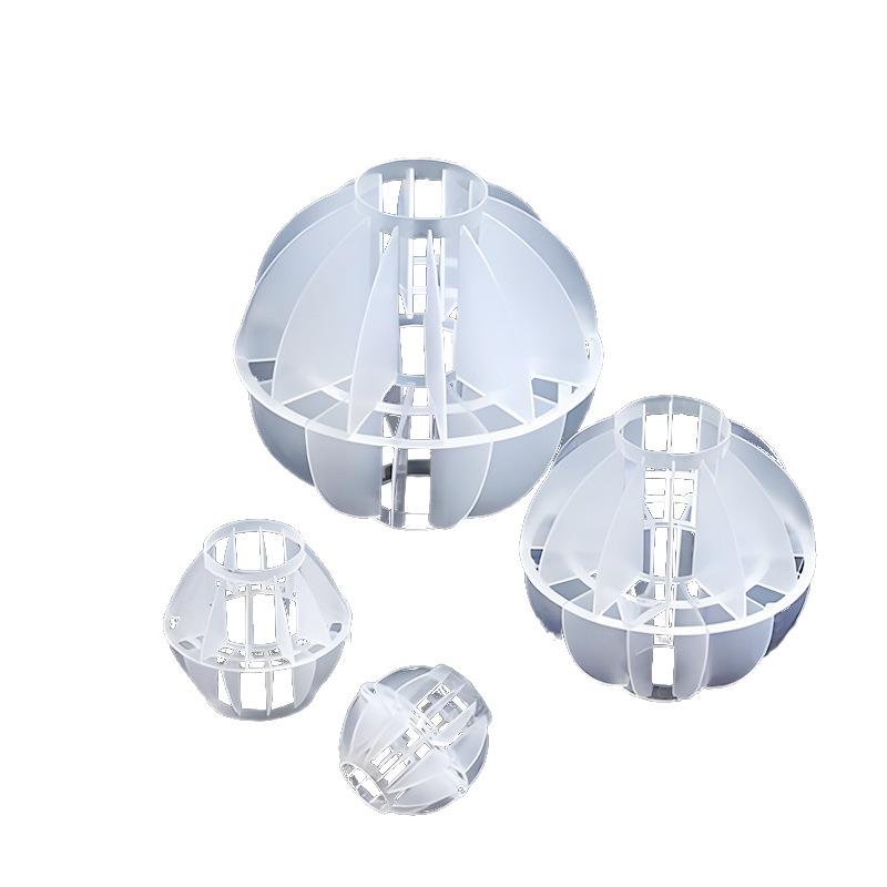 Pp Plastic Multi-Faceted Hollow Balls, Spray Tower Filtration and Adsorption Hollow Balls, Exhaust Tower Filler, Environmentally Friendly Filter Balls