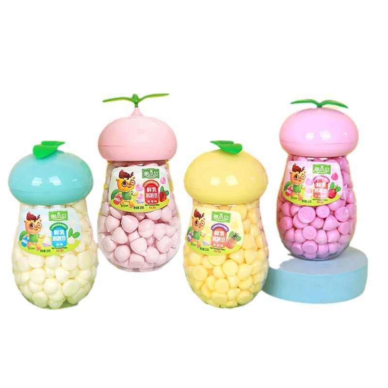 Lang Xiaobei Children's Snacks Fresh Milk Soluble Soy Milk Canned Snacks Wholesale Small Package Fresh Milk