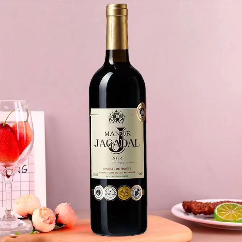 French imported red wine 14 degrees dry red wine e-commerce wine delivery 750ml full box wholesale