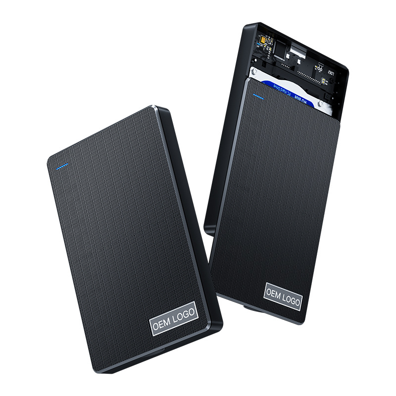 Customized 2.5inch Sata Hard Drive Enclosure Usb3.0 Type-C Mobile Mechanical Solid-State Universal 2024 New Model