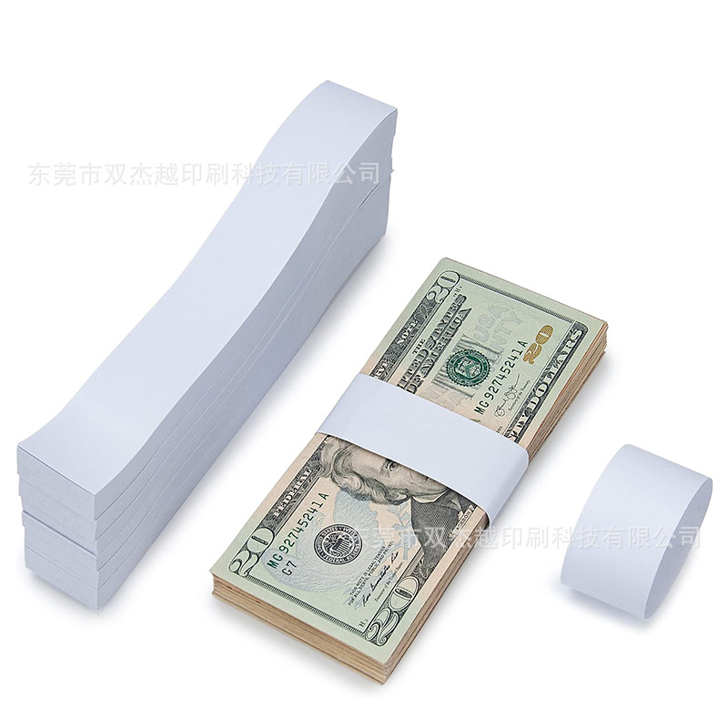 Cash Bundles Bank Supermarket Finance Special Money Bundles White Universal Currency Bundles with Double Adhesive Paper Material