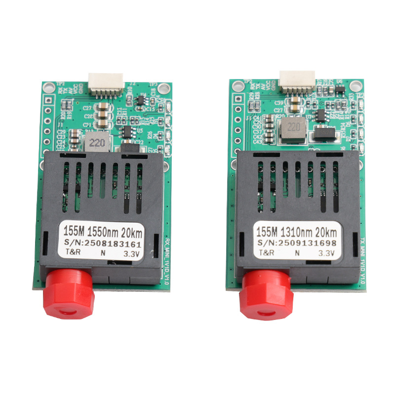 Fpv Drone Optical Fiber Module 20Km1-Way Video Ttl Optical Transceiver Fc Interface Module Uart/Sbus