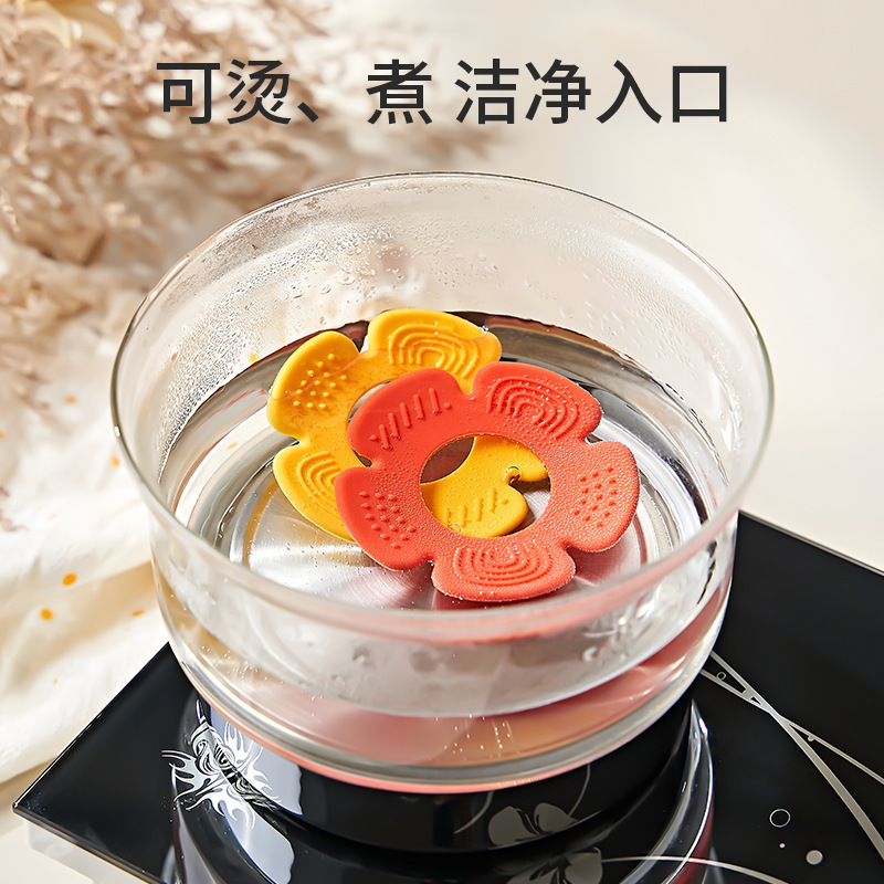 Cross-Border Baby Soft Rubber Rattle Cartoon Teether Rhythm Stick Hand-Grabbing Soothing Bb Stick Children's Toy Rattle Wholesale