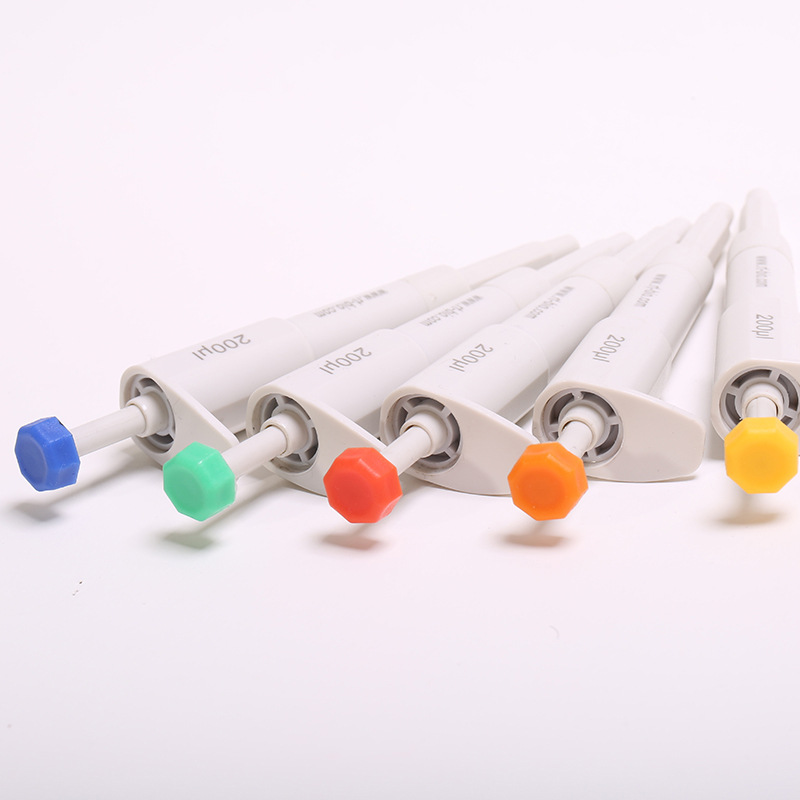 Rongtai Color Range Mini Pipette Single Channel Fixed Pipette Transfer Gun Sample Gun