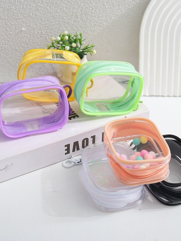 Labubu Bubble Matte Sliding Baby Bag PVC High Transparent Stereo Drying Baby Bag Hand-held Blind Box Display Box Data Line Charging