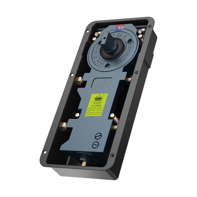 Gekrone Glass Door Floor Spring 220B Frameless and Framed 120kg Hydraulic Pivot Accessories Floor Spring Manufacturer Wholesale