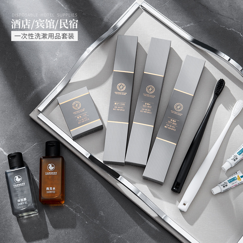 Комплект одноразовых туалетных принадлежностей для отелей, специальная зубная щетка с зубной пастой для B&B, гостиничный сервис для женщин