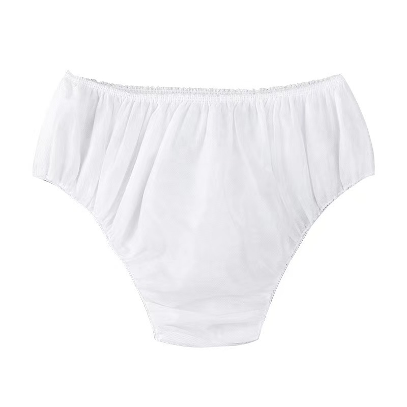 Disposable non-woven underwear pants beauty bath sweat steaming sauna sms non-woven disposable paper underwear