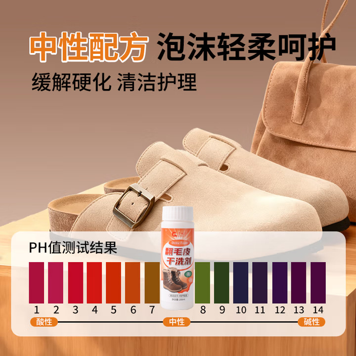 Can Be Used as a Cleaning Agent for Birkenstock Shoes, Suede Dry Cleaning Agent, Snow Boots, Suede Leather Special Foam Cleaner, No-Wash