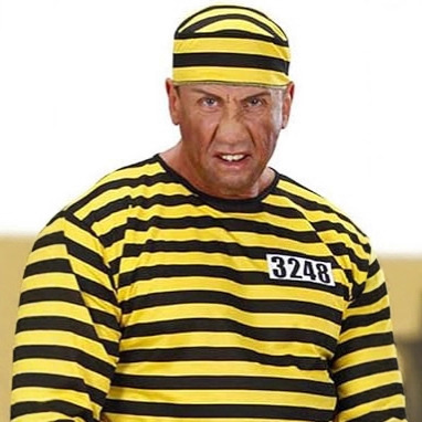 [Three-Piece Set] Halloween Prison Uniform Cos Costume Stripesd Short-Sleeved Pants for Men and Women Loose Niche Hat Set