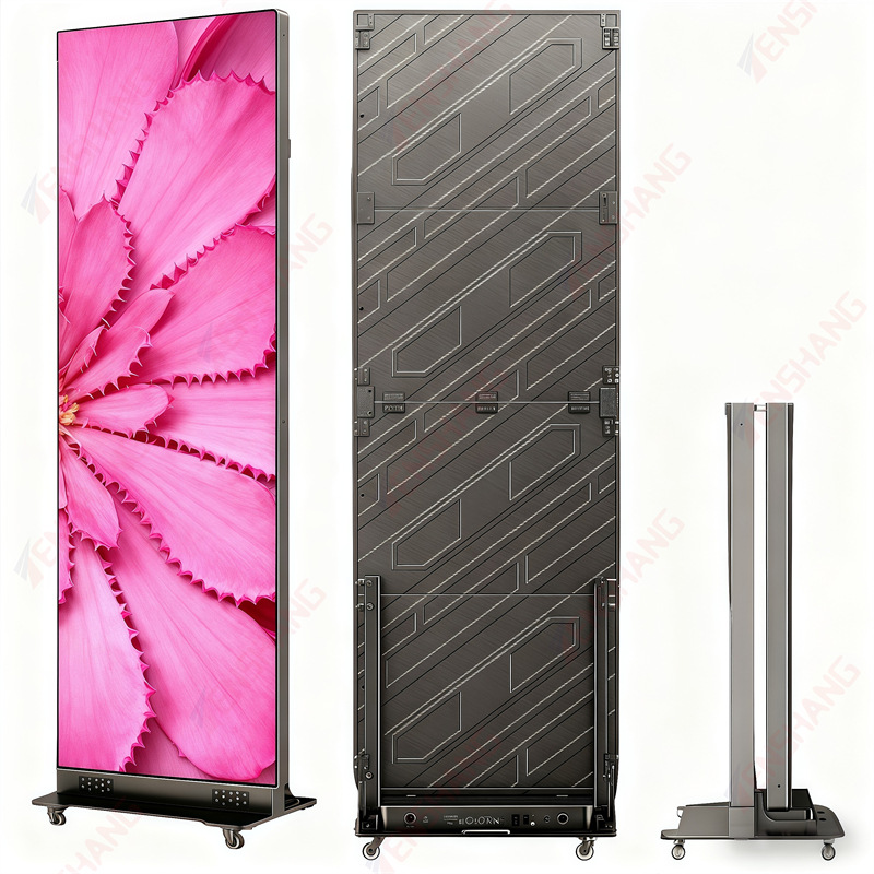 Wholesale Customized Hd Mobile Convenient Seamless Splicing Led Display Foldable Electronic Digital Led Poster Screen