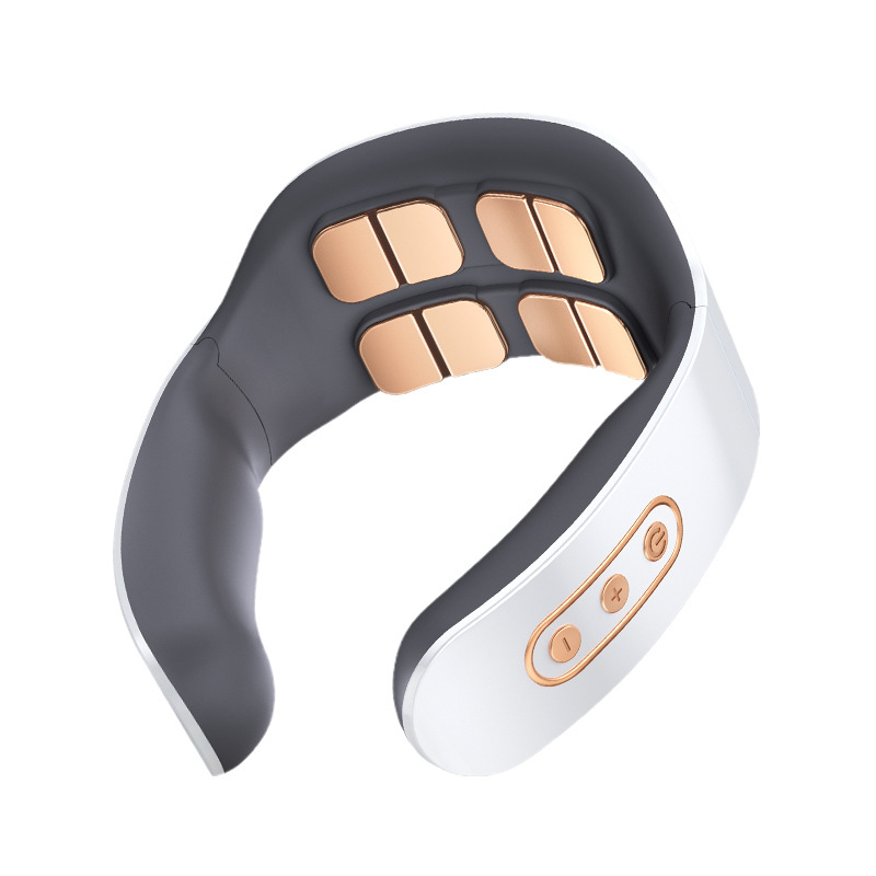 Konka Cervical Spine Massager Neck Massager Multifunctional Spine Neck Shoulder and Neck Hot Compress Strong Vertebra Physiotherapy Neck Protector