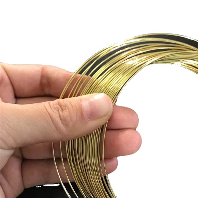 Brass Wire Rod 0.15 0.2 0.3 0.4 0.5 0.6 0.7 0.8mm Capillary Brass Bar Small Copper Bar